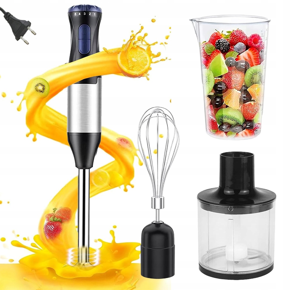 Výkonný Ruční Mixér, Multifunkční Mixér 1000 W, Snadno Se Čistí