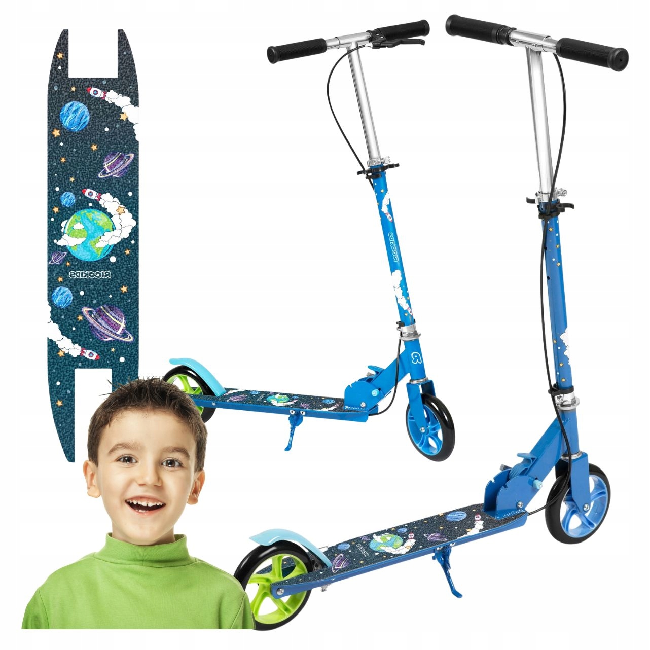 Hulajnoga Miejska Dla Dziecka Nastolatka Regulacja Wysokości Składana