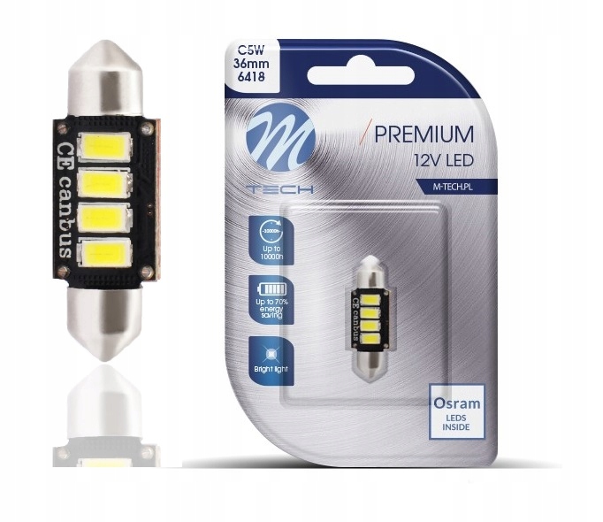 

Osram Led Żarówka 36mm CanBus radiator M-Tech