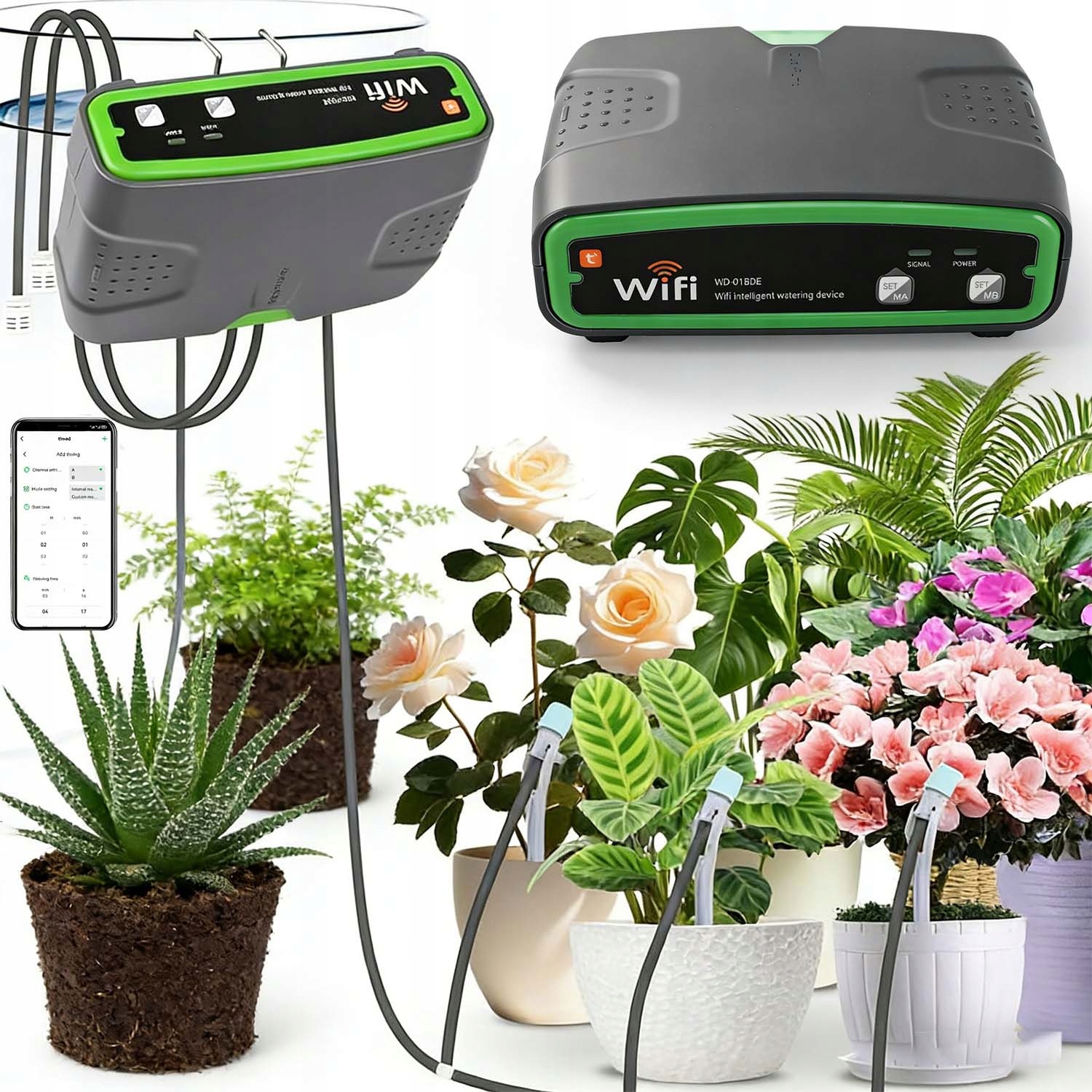 Automatický Zavlažovací Systém Pro Kapkové Zavlažování Do 20 Rostlin Usb+bateriový