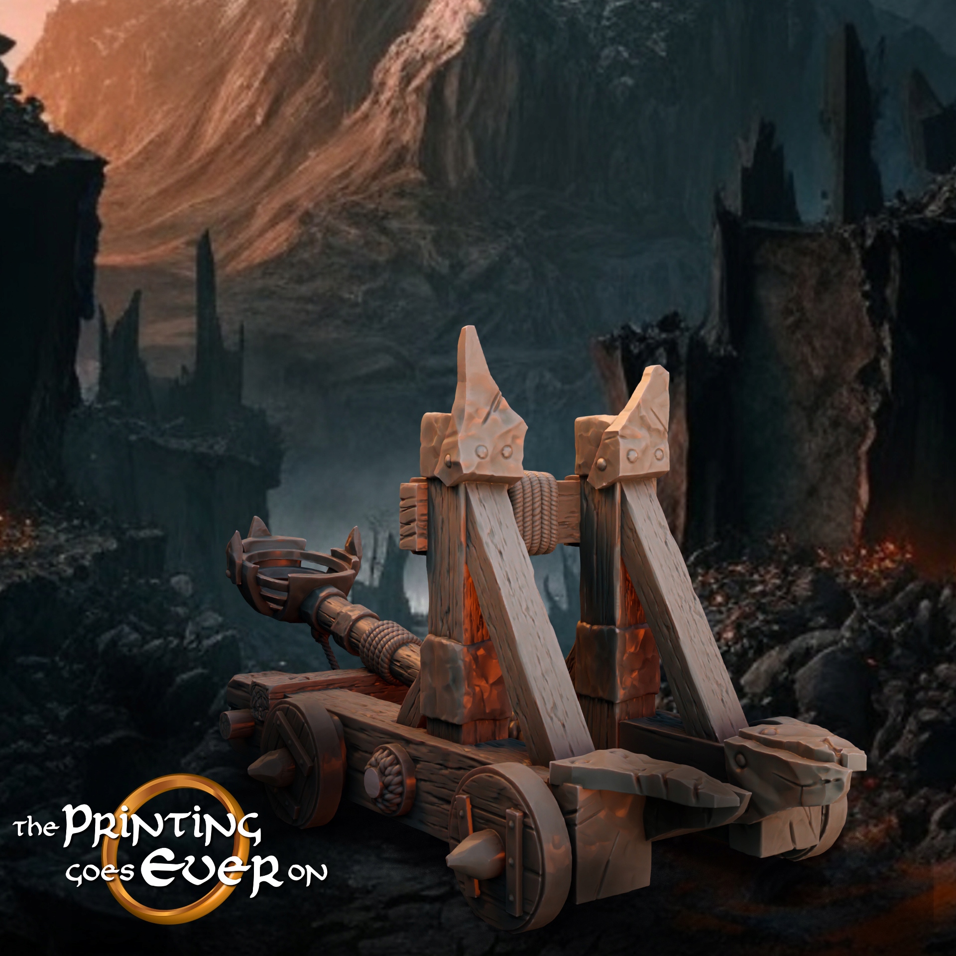 Morthan Orc Catapult The Printing Goes Ever On