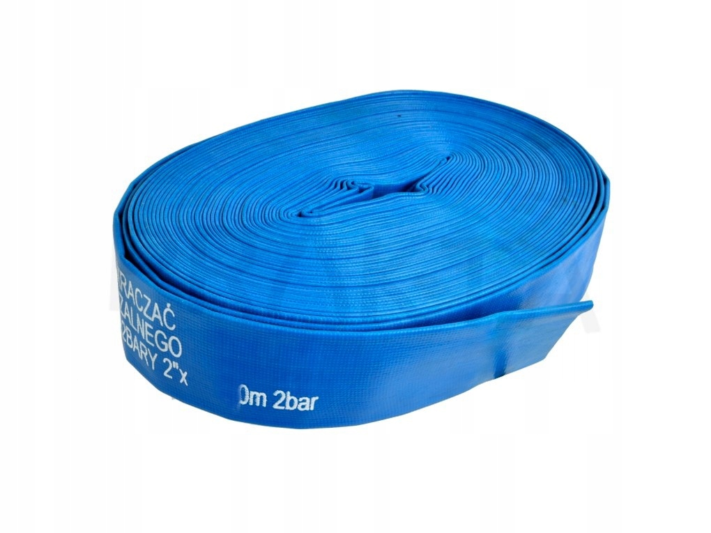 WĄŻ PCV GUMOWY DO WODY 2cal 50m