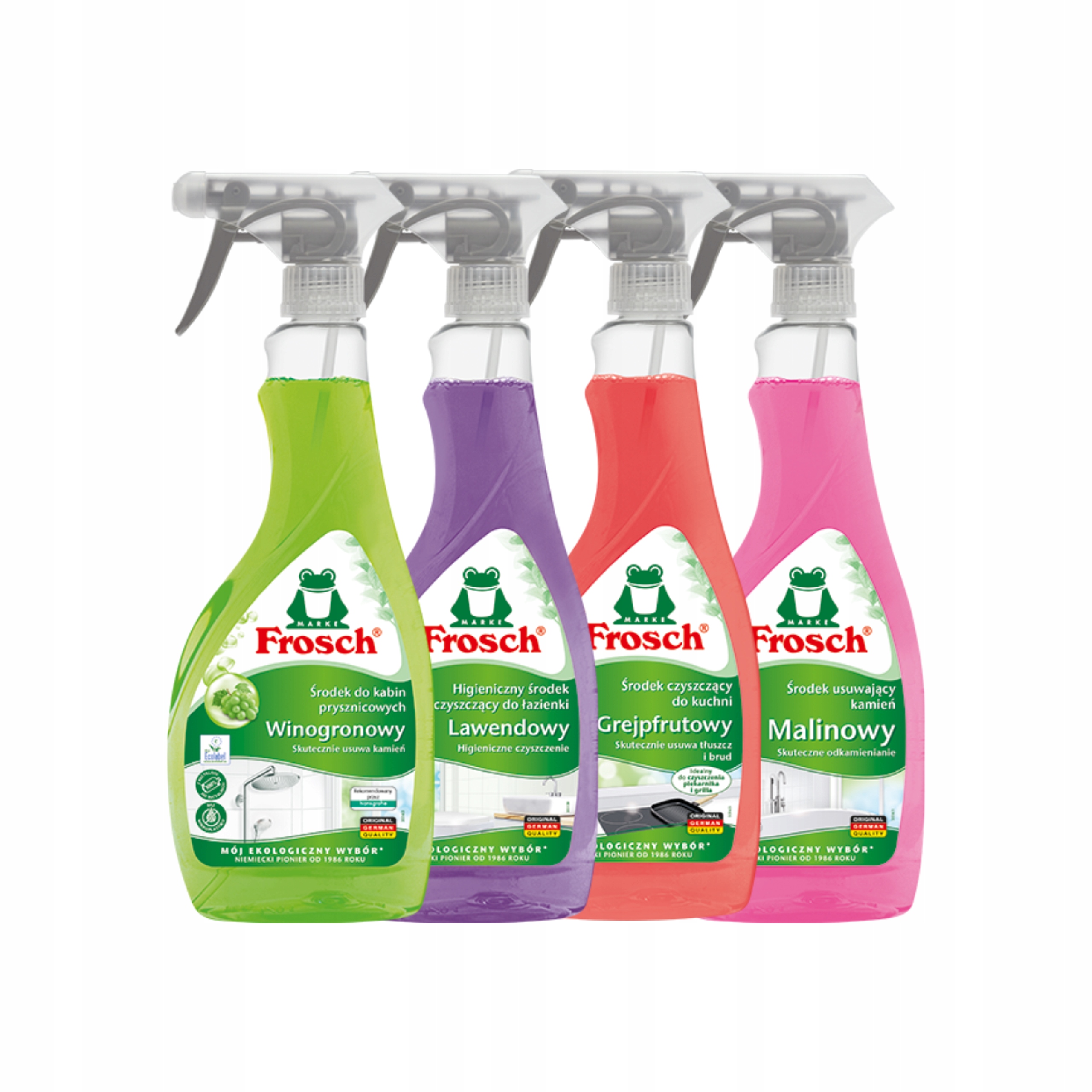 Frosch Zestaw Do Sprzątania Czyszczenia Mix 4x 500