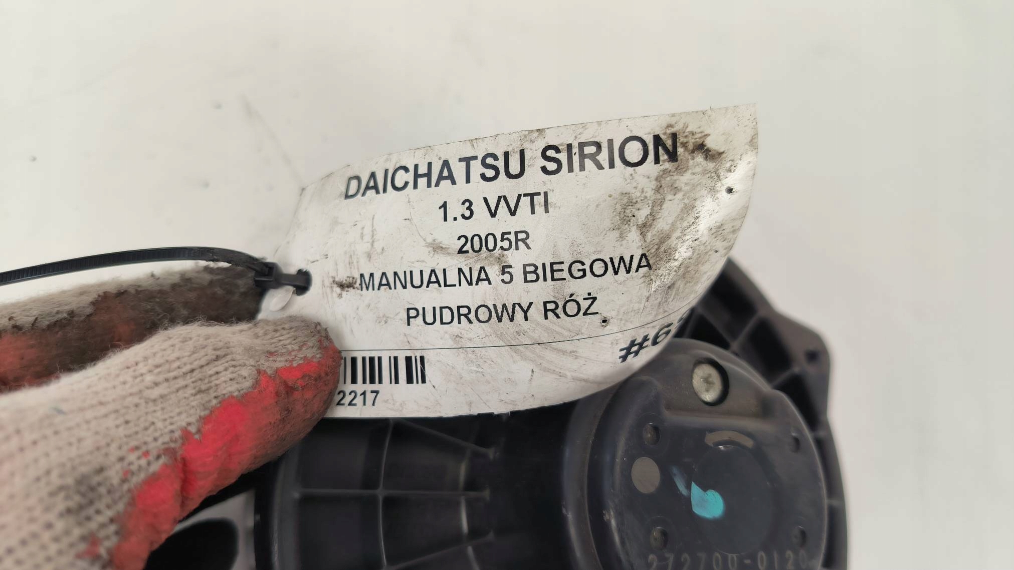 ventilator kabinski 272700-0120 DAIHATSU SIRION