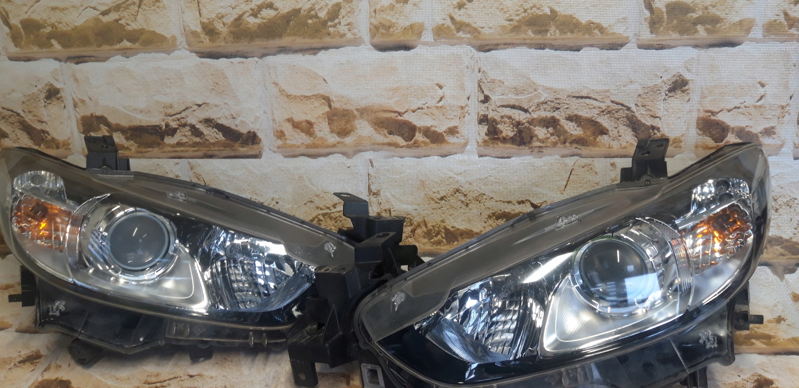 mazda 6 gj 2015 zwykłe halogenowe komplet europa demontaż