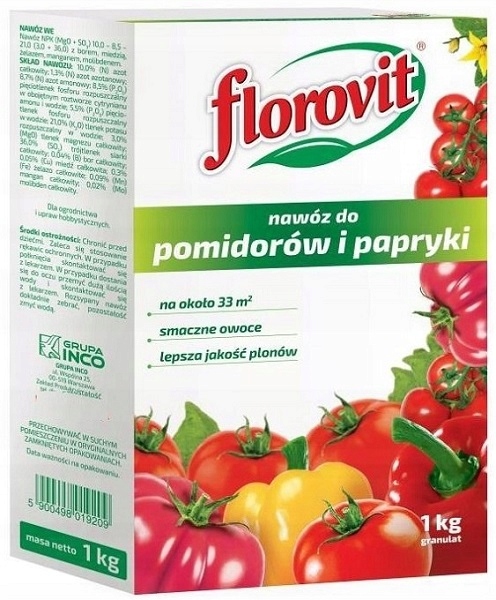 

Florovit nawóz do pomidorów i papryki 1kg