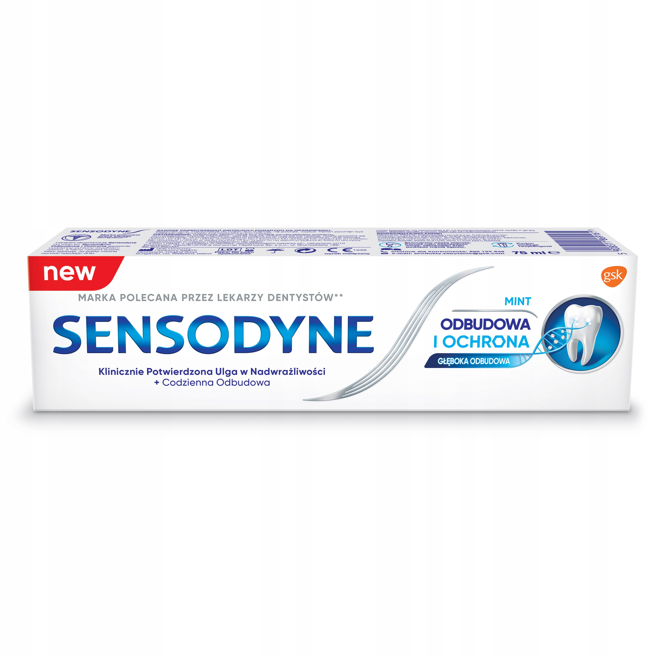 

Sensodyne Pasta do zębów odbudowa i ochrona 75ml