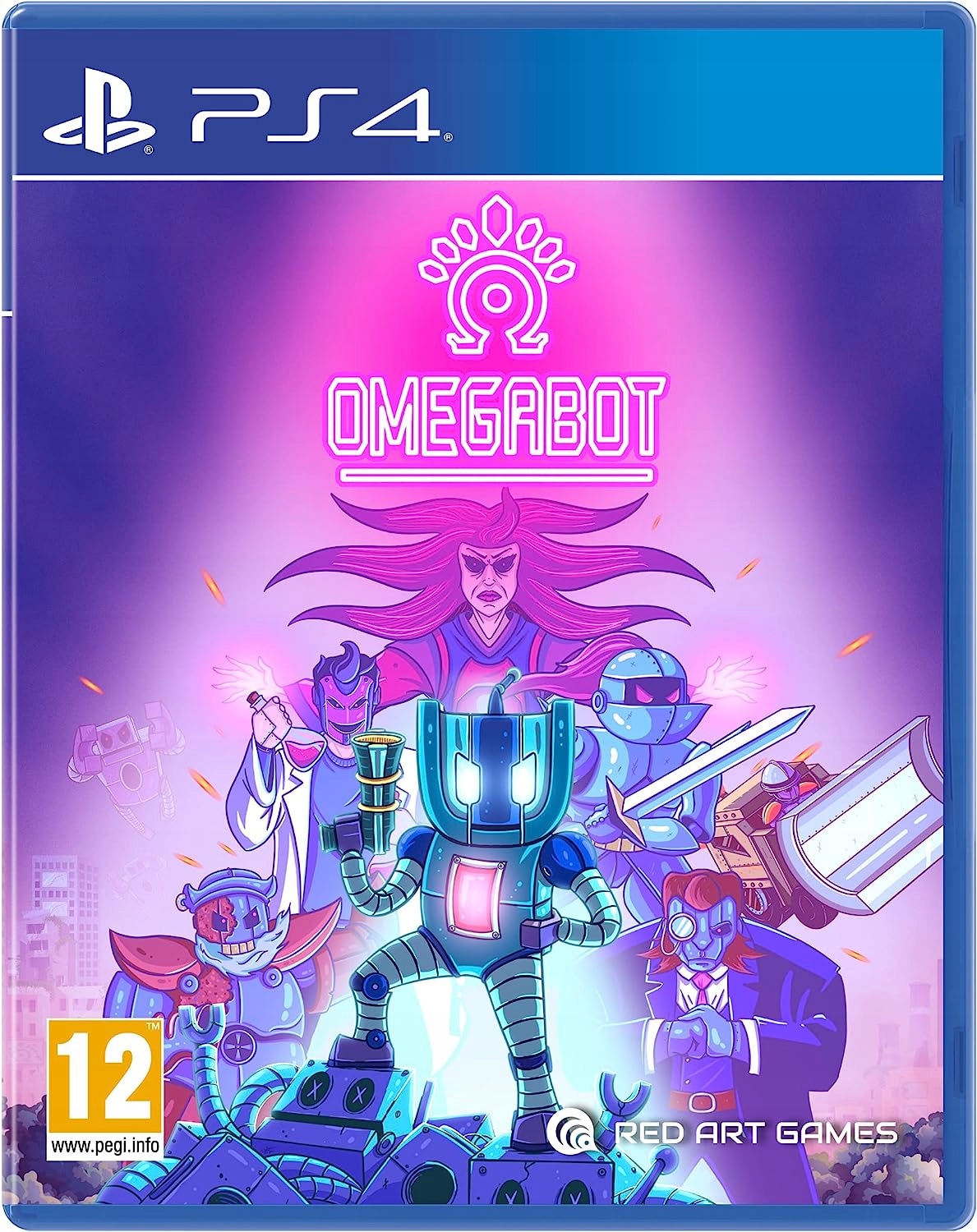PS4 Omegabot Red Art Games Nowa w Folii