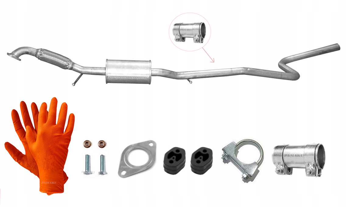 Mazda 2 1.6i 16V 74 kW (2003-6/2007) Tlumič