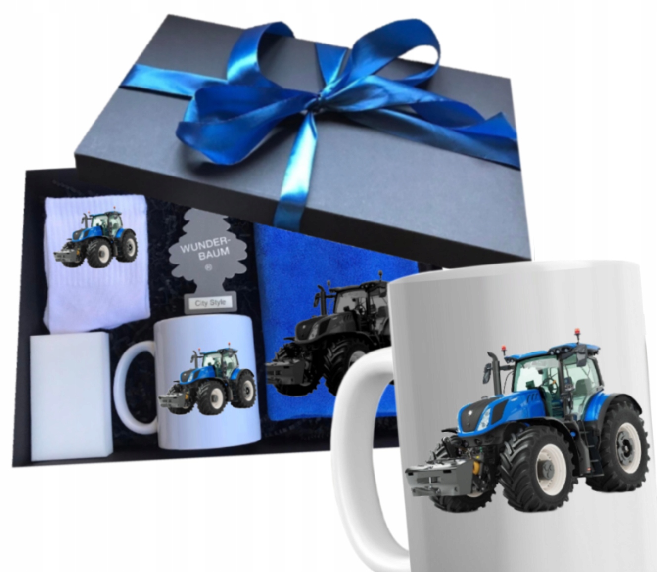 Sada hrnků pro farmáře řidiče New Holand dárek pro kluka