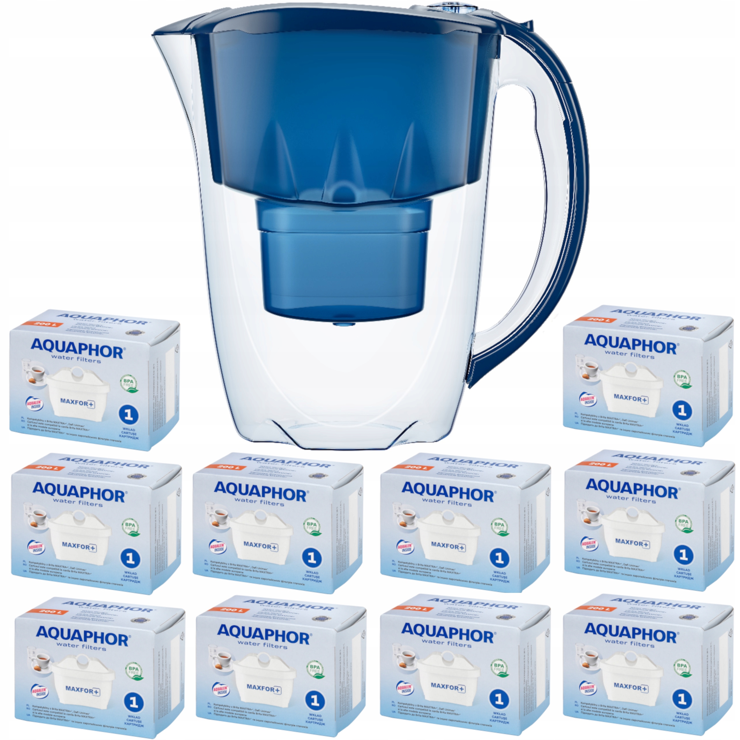 

Dzbanek filtrujący Amethyst 2,8l 10xfiltr Aquaphor