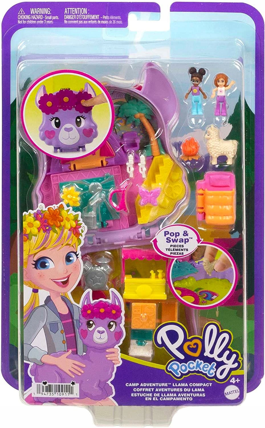 

Polly Pocket Biwakowa Lama Zest Kompaktowy HKV33