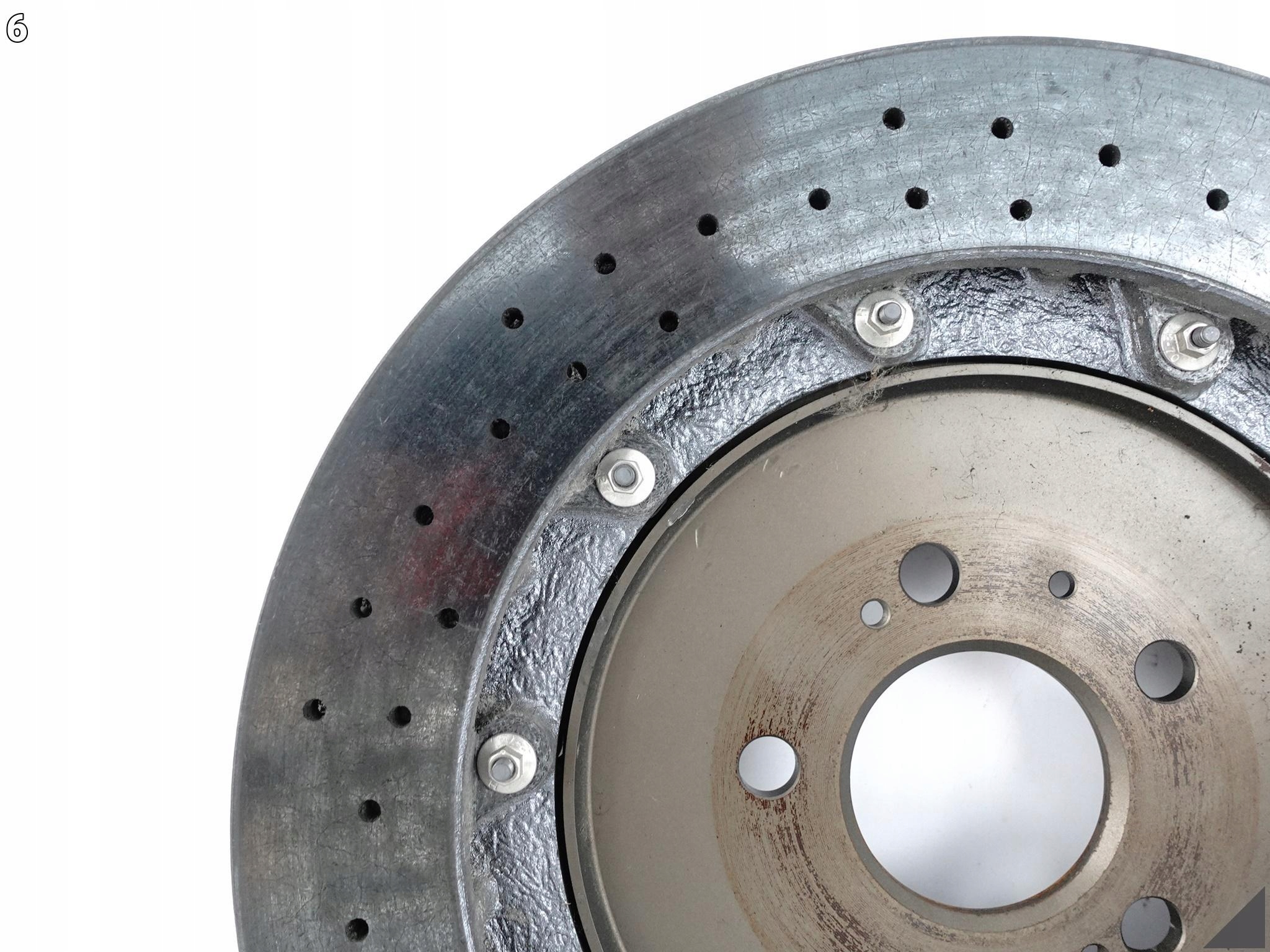 AUDI RS7 4G8 C7 PERFORMANCE disc CERAMICZNA rear part left 370x30 (only 70 KM)
