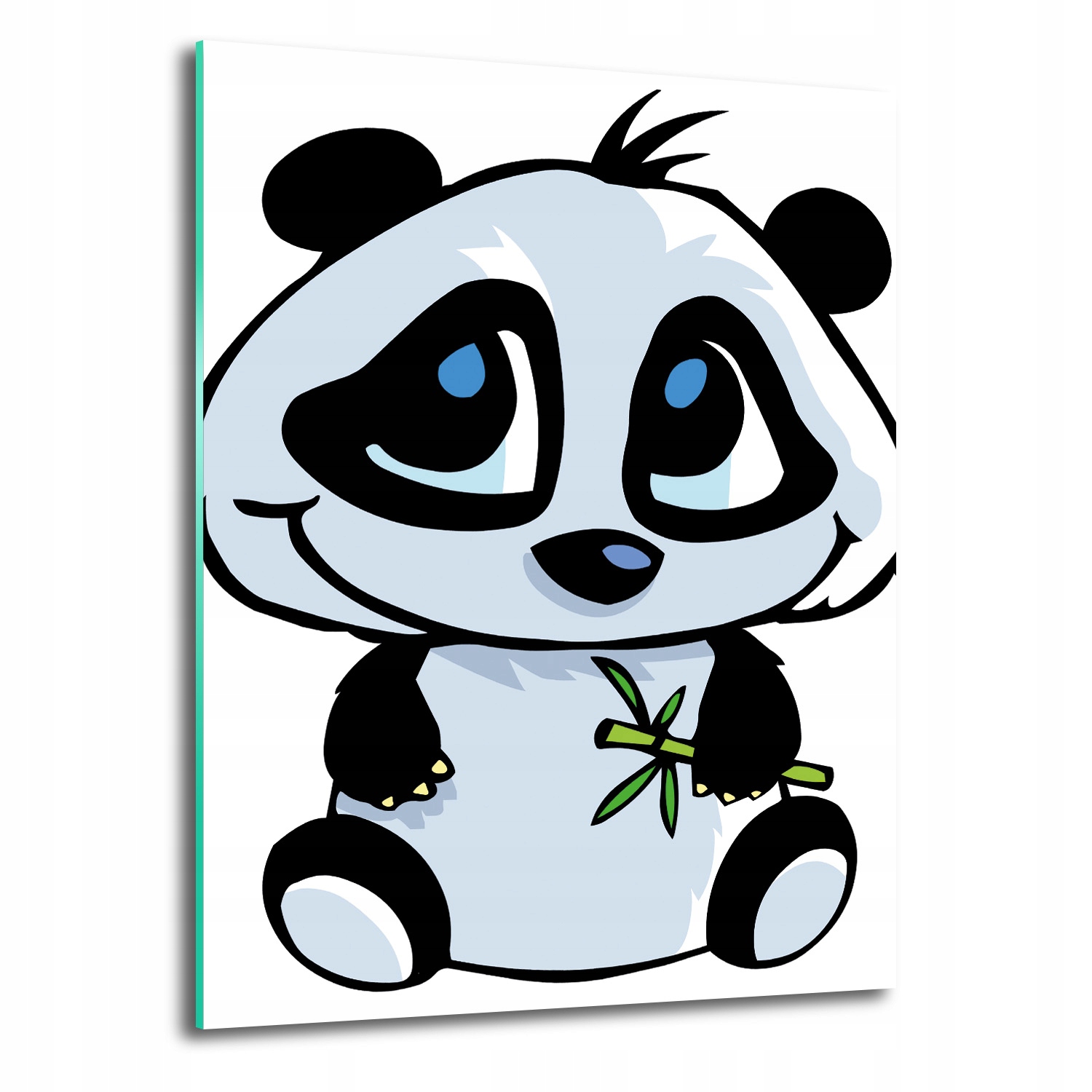 Skleněný fotoobraz na zeď Panda bambus pohádka 70x100