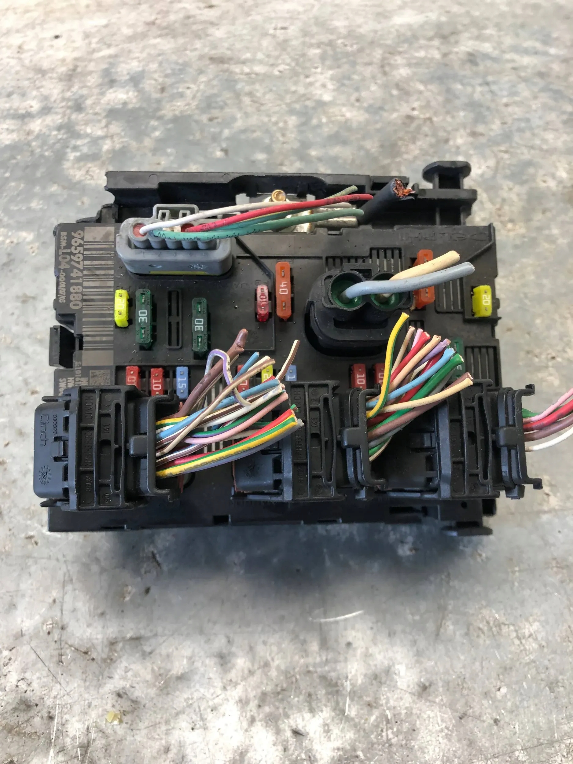 Module fusibles Module BSM PEUGEOT 307 CC 9659741880