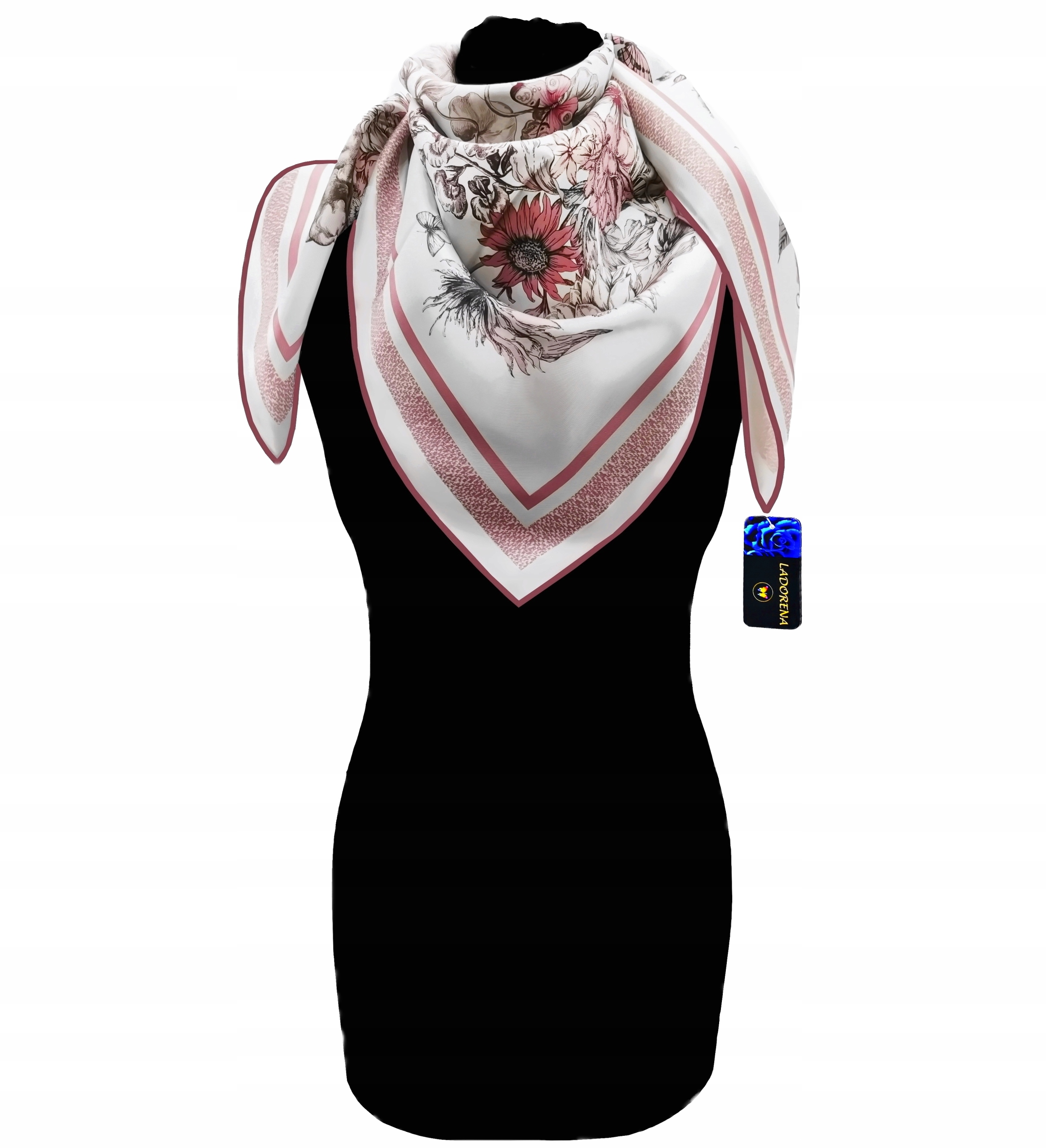 Hedvábný Šátek 100% Přírodní Morušový Hedvábí, Prémiová Kvalita