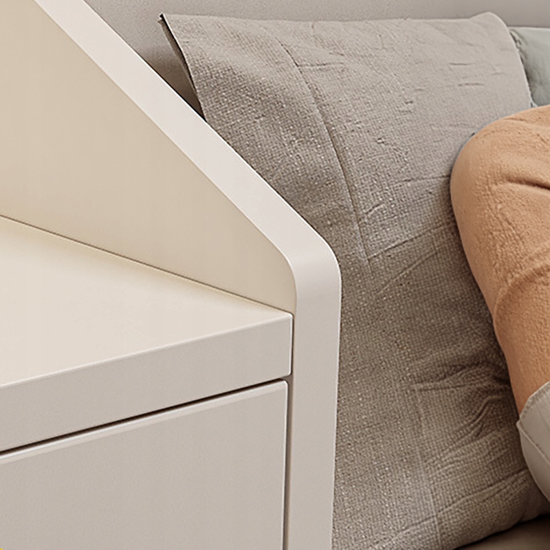 TOALETKA Z LUSTREM BIAŁA MAKIJAŻU GLAMOUR Z SZUFLADAMI SKANDYNAWSKA MODERN Marka MuvuHome