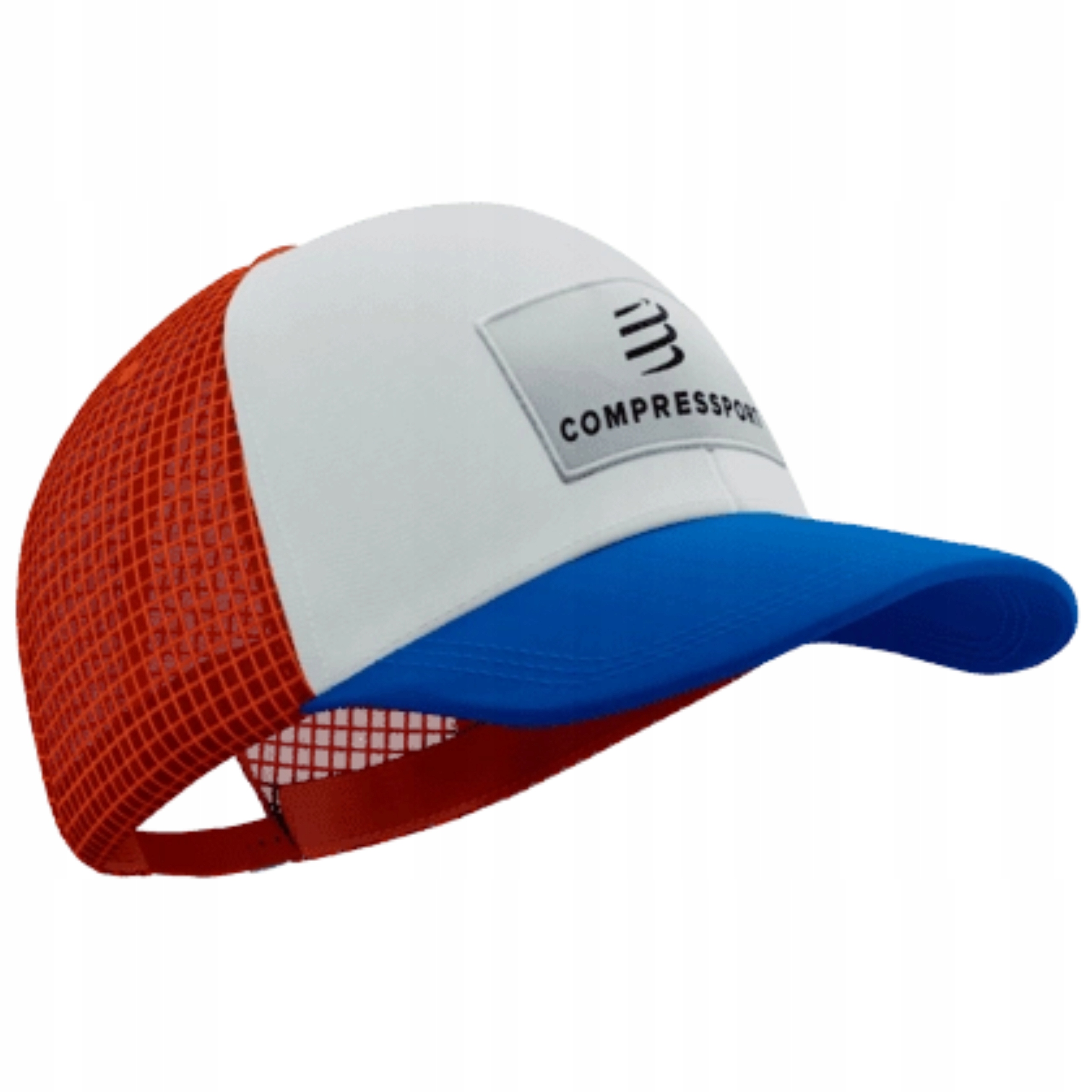 Czapka z Daszkiem Compressport Lifestyle Trucker 6CAP Biała Uniwersalna