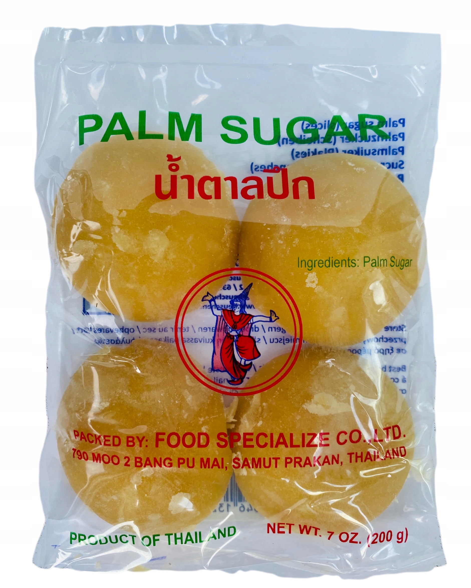 

Cukier palmowy 100% 200g Thai Dancer