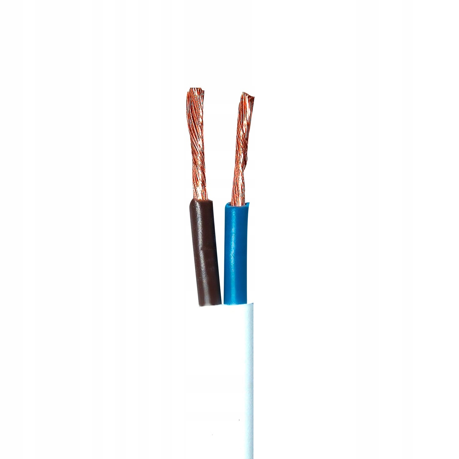 

Przewód linka H03VVH2-F płaski OMYp2x1mm Biały -1m