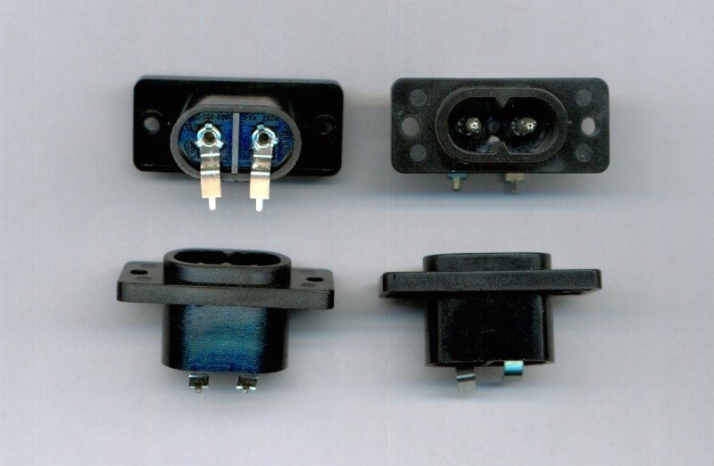 [2 szt.] GNIAZDO ZASILANIA 