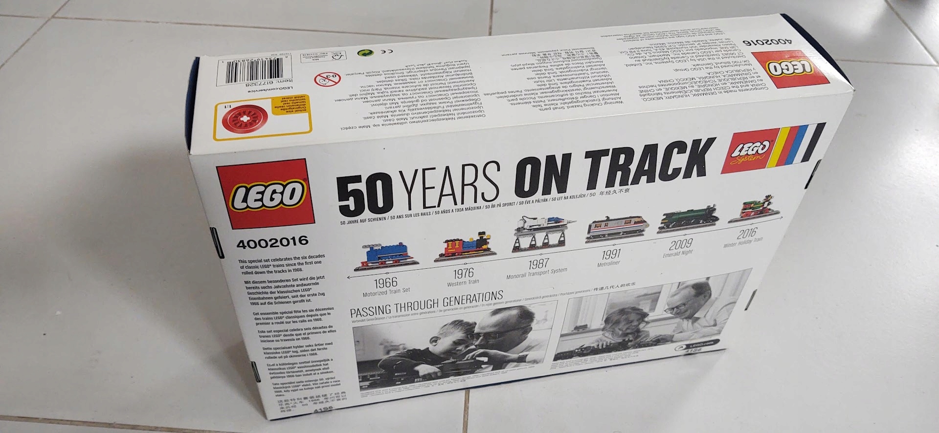 Lego 4002016 50 let na trati Exkluzivní dárek pro zaměstnance Unikát Nové