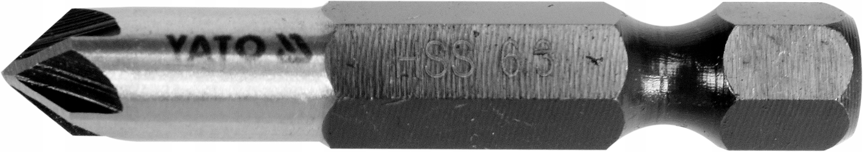 

Yato Pogłębiacz Do Metalu Hss 6,3mm x 40mm Hex