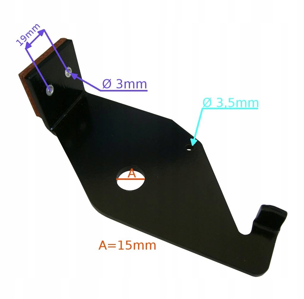 DŹWIGNIA HAMULCA TRAKTORKA MURRAY R 094047E701MA Typ dźwignia