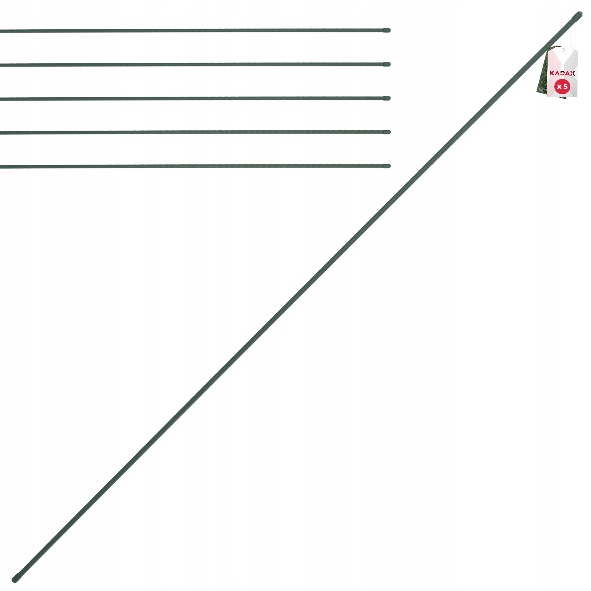 

Tyczka Podpórka Roślin Stal Powlekana 150cm 5szt