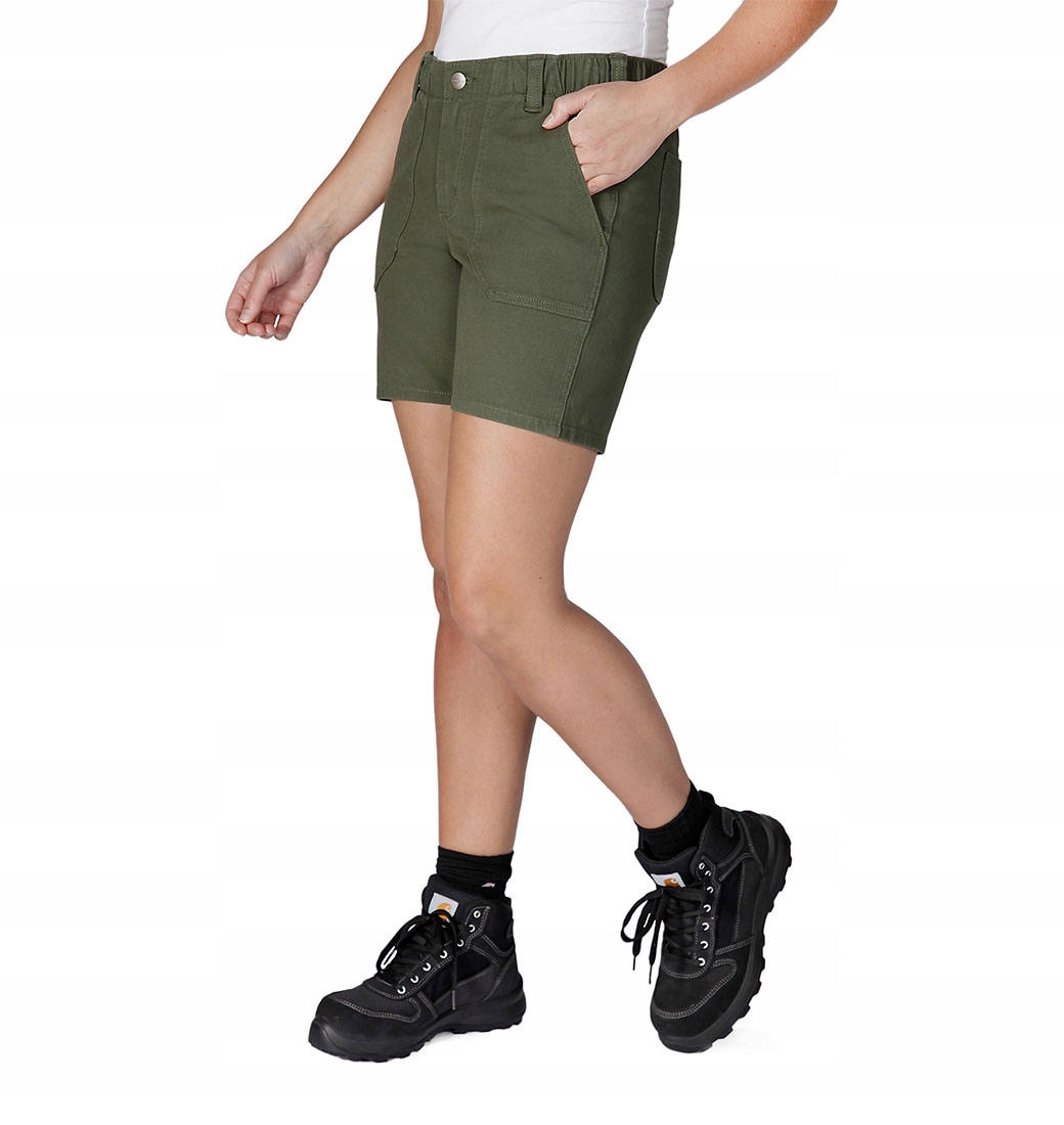 Šortky Carhartt Rugged Flex Canvas Basil