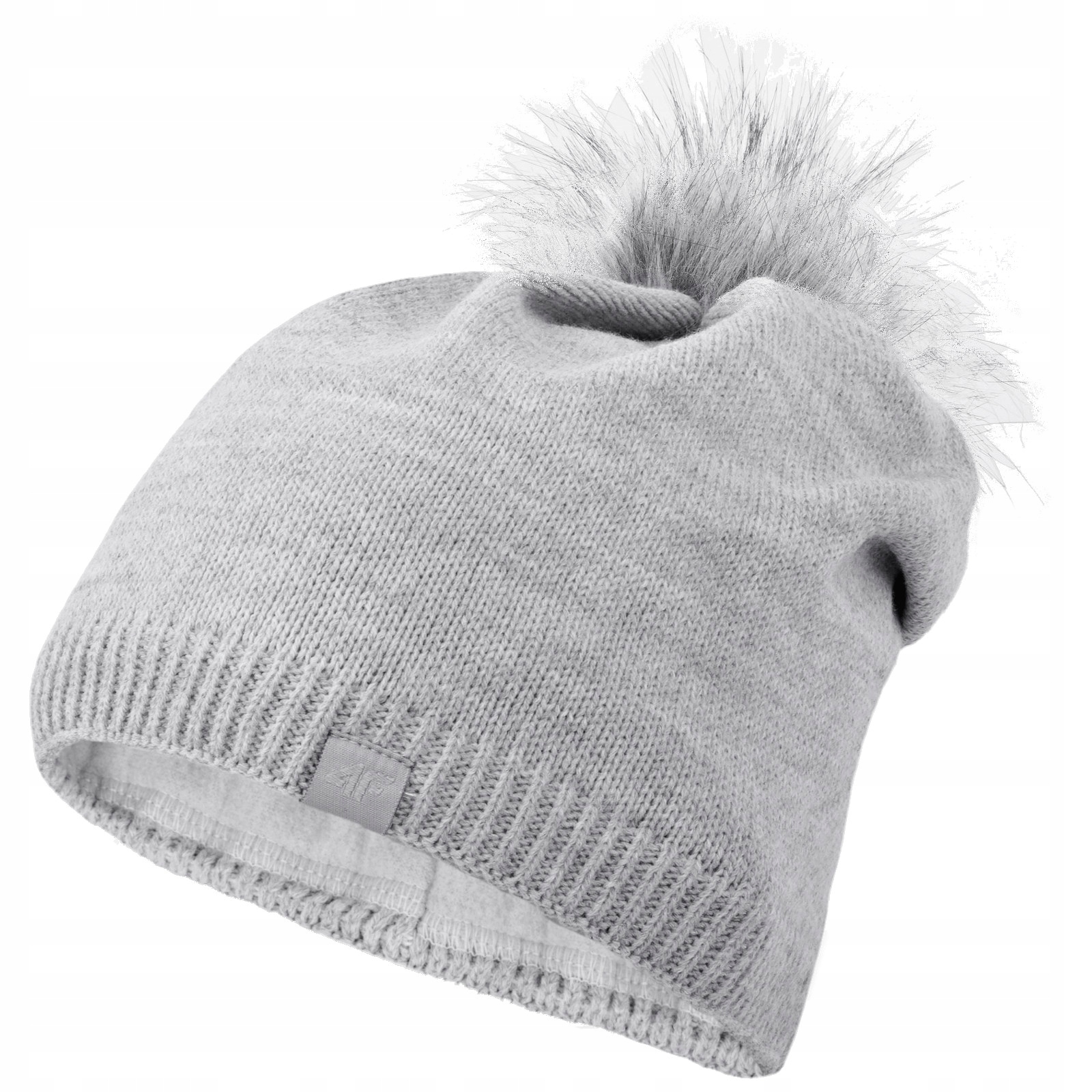 

Czapka Damska 4F Zimowa Z Pomponem Ocieplana