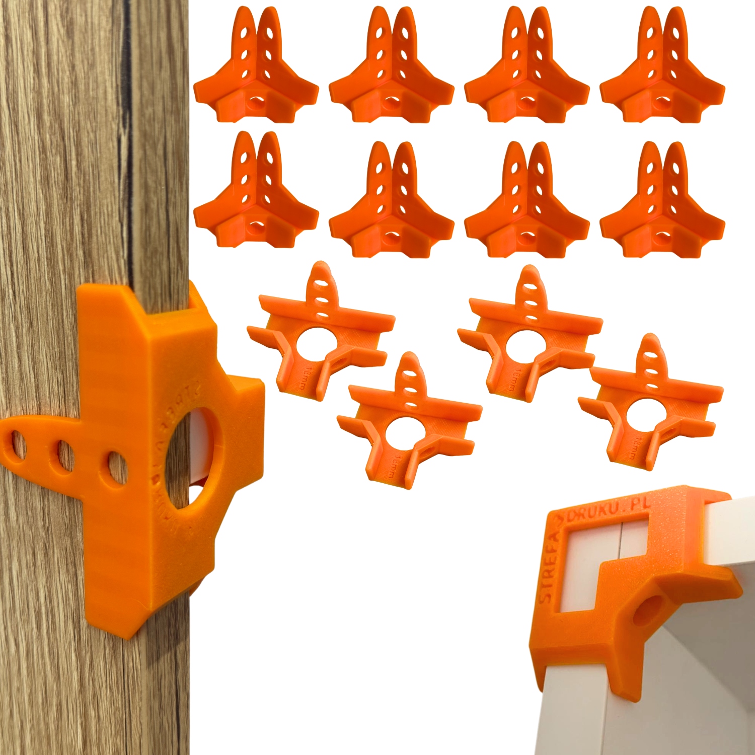 Zestaw uchwytów stolarskich przedłużanych 4x TL 8x LL