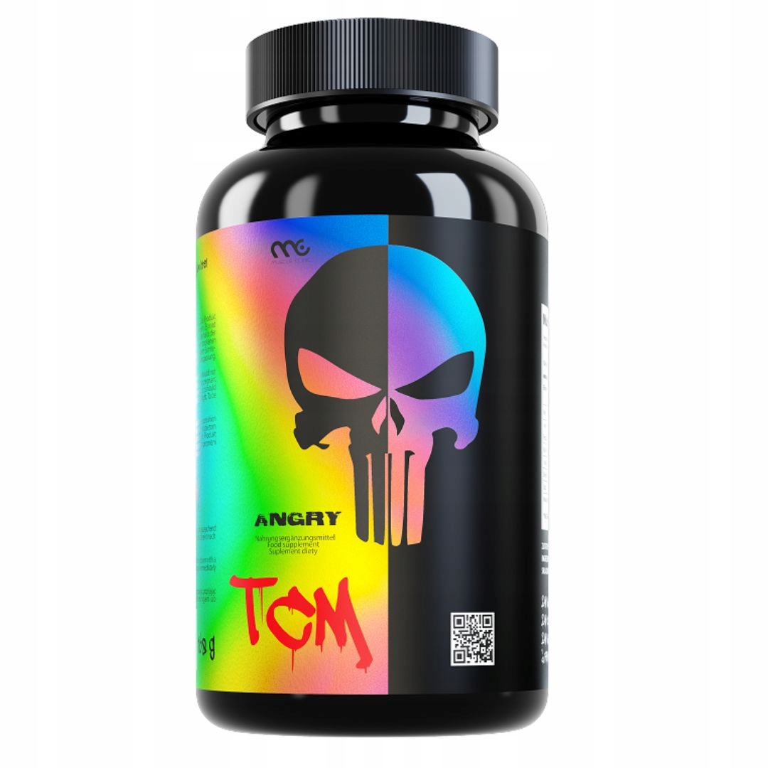 Muscle Clinic Angry Tcm 240 kapslí kreatin creatine kreatin jablečnany