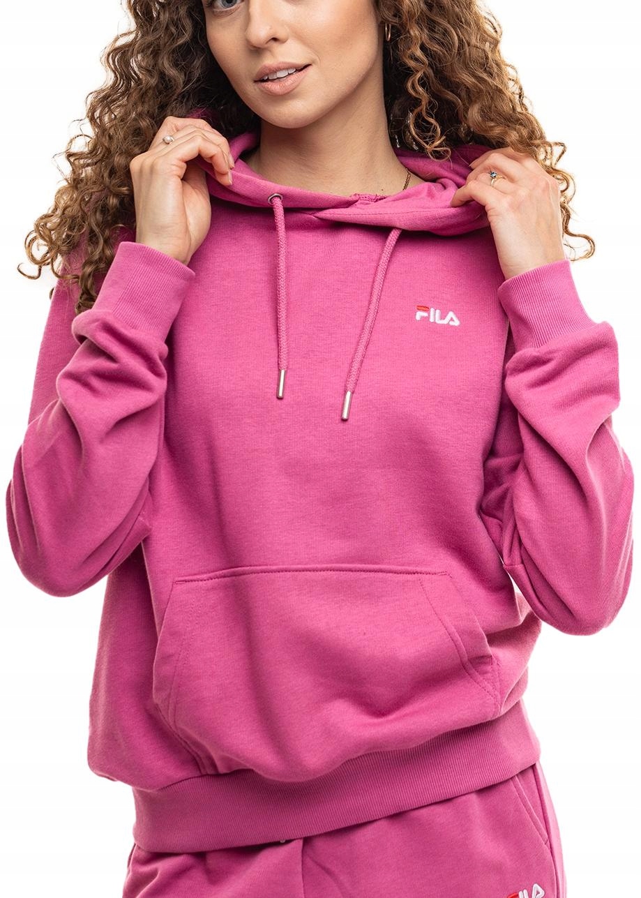 Fila mikina s kapucí teplá sportovní bavlněná tepláková mikina vel L