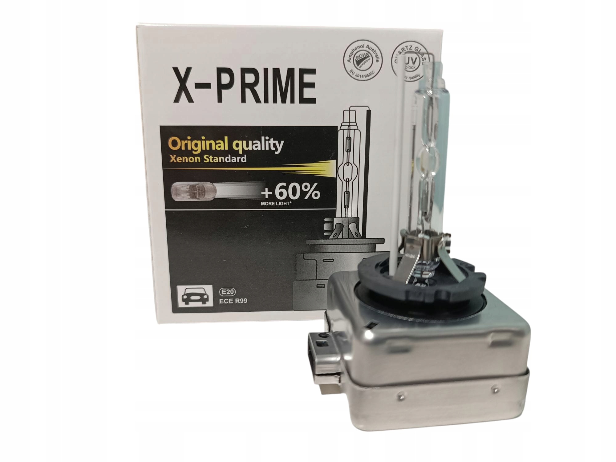 Żarnik x-Prime palnik żarówka xenon ksenon D3S +60% 6000 homologacja