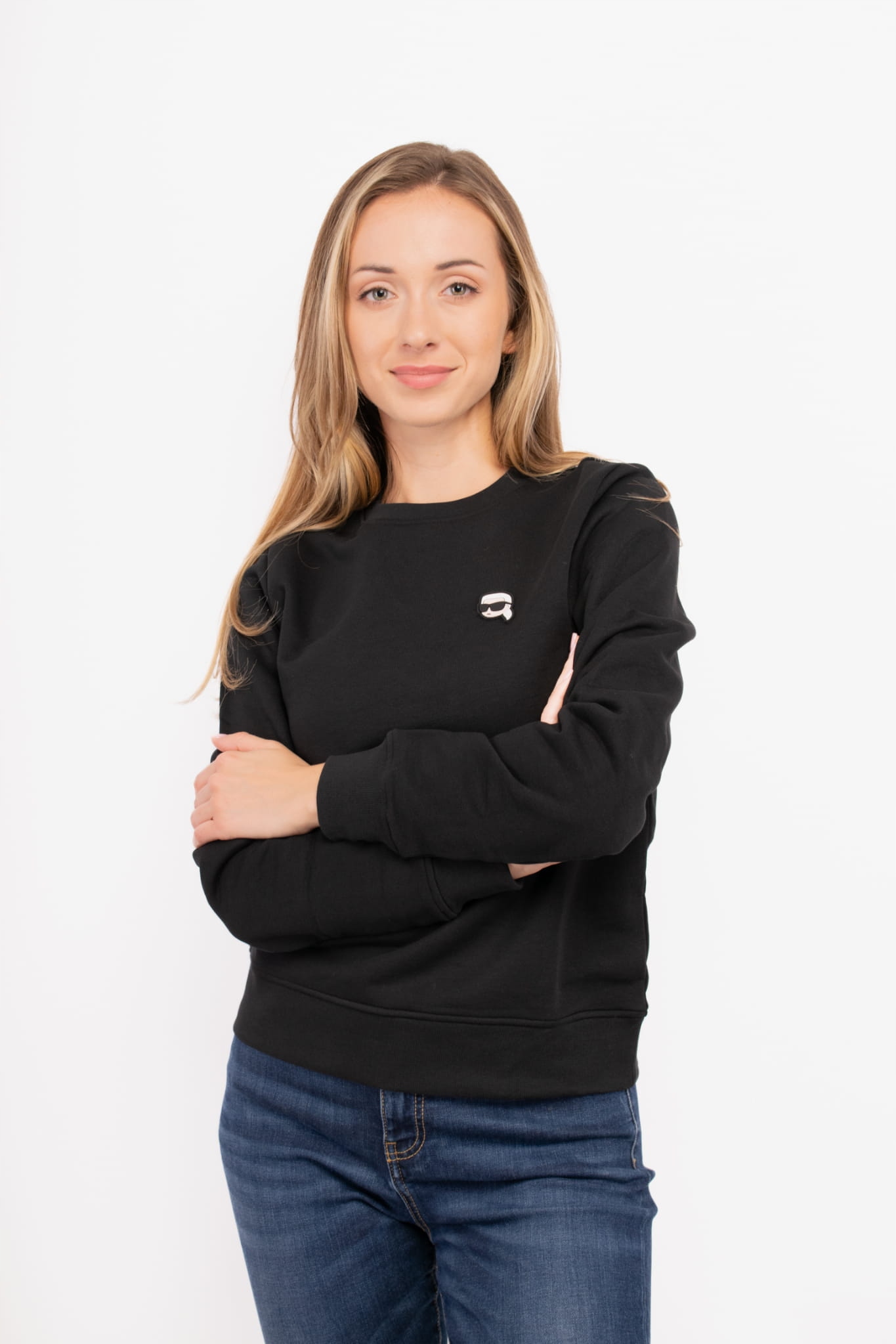 Dámská Mikina Karl Lagerfeld 245W1810 černá XXL