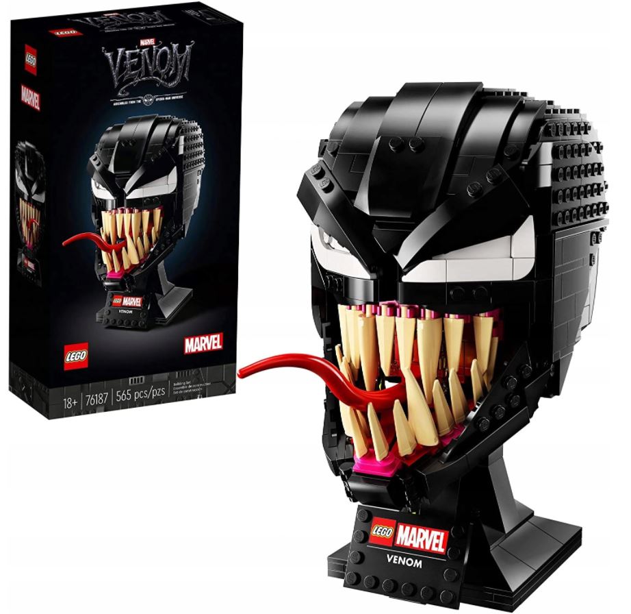 

Lego Heroes 76187 Venom Marvel Maska Głowa