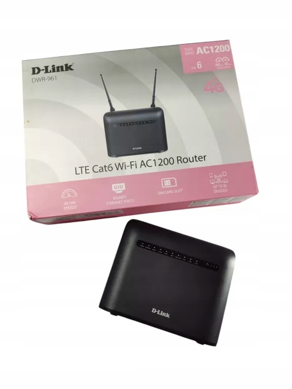 Router D-Link DWR-961 802.11n (Wi-Fi 4)