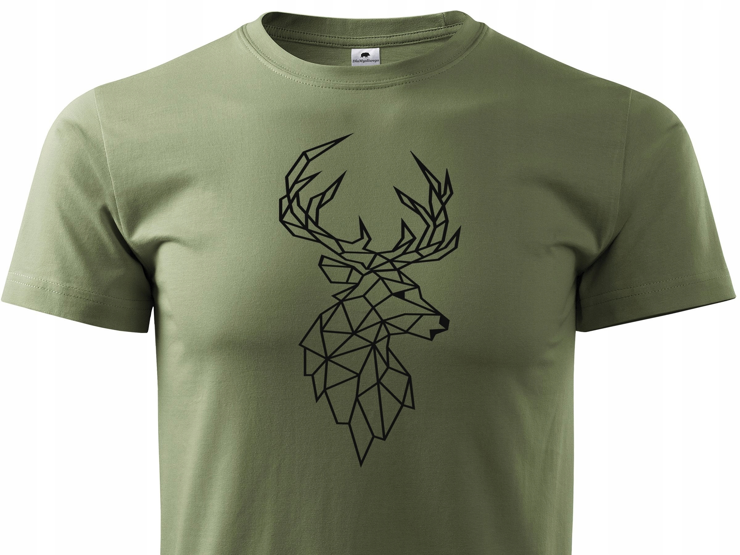 

Myśliwska koszulka T-shirt khaki Medalion z Byka