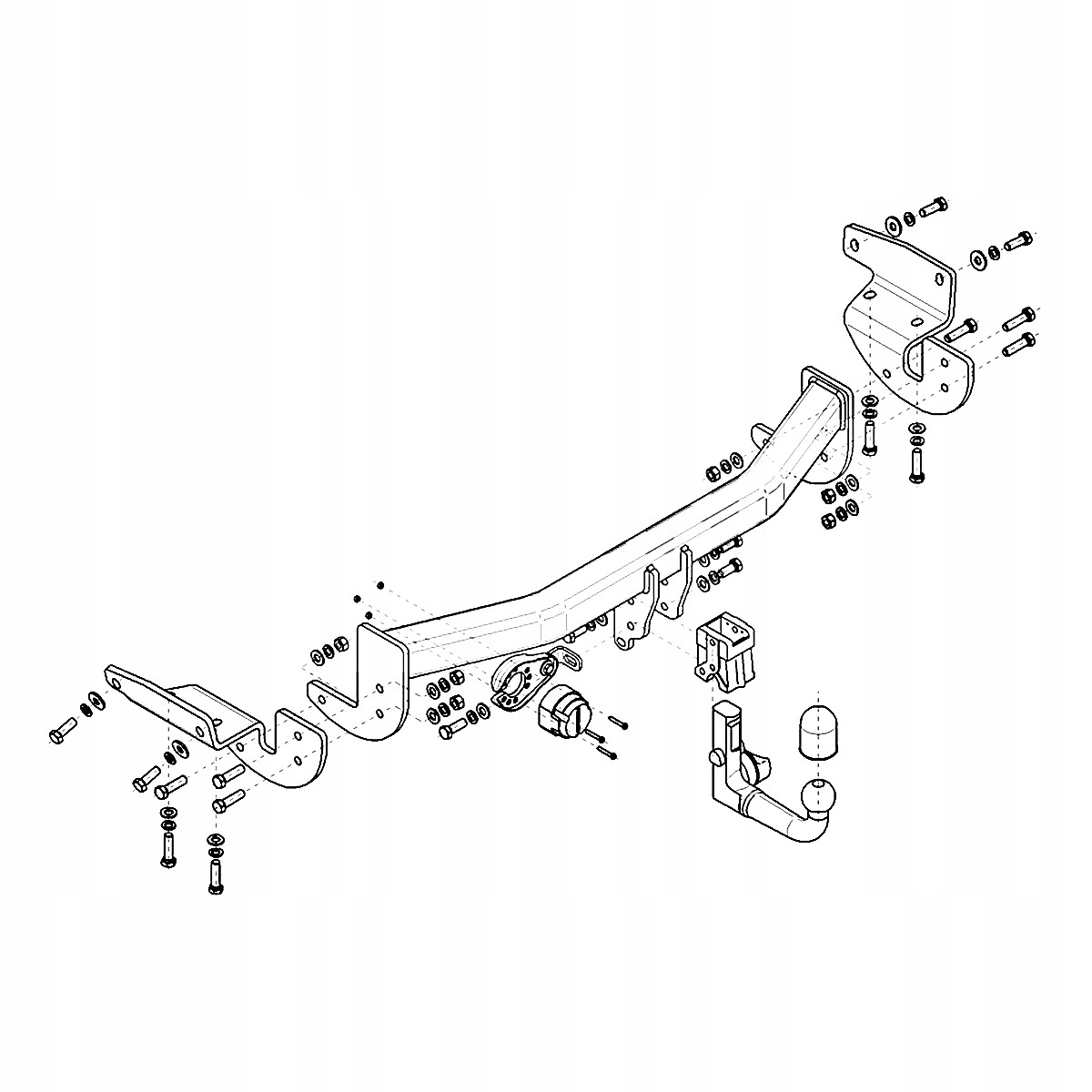 Hak holowniczy Wypinany Lexus RX 450hL IV SUV od 17 MODUŁ 13 PIN GRATIS Producent Steinhof