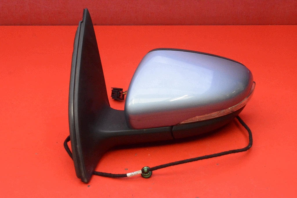 mirror left blue EU 021025 VW GOLF 6 VI 08-15 6 PIN