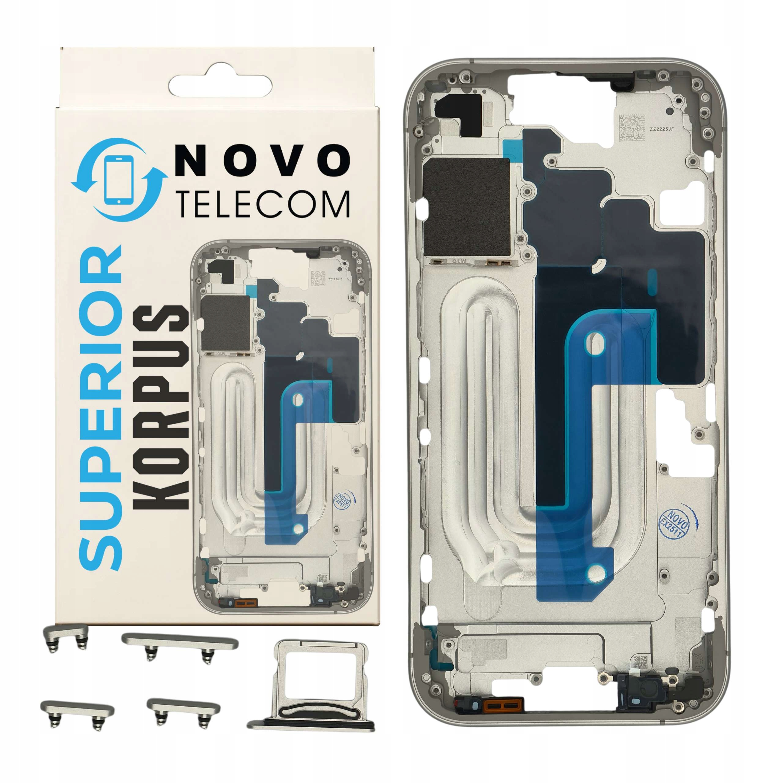 Korpus Obudowa Telefonu do iPhone 16 Biała