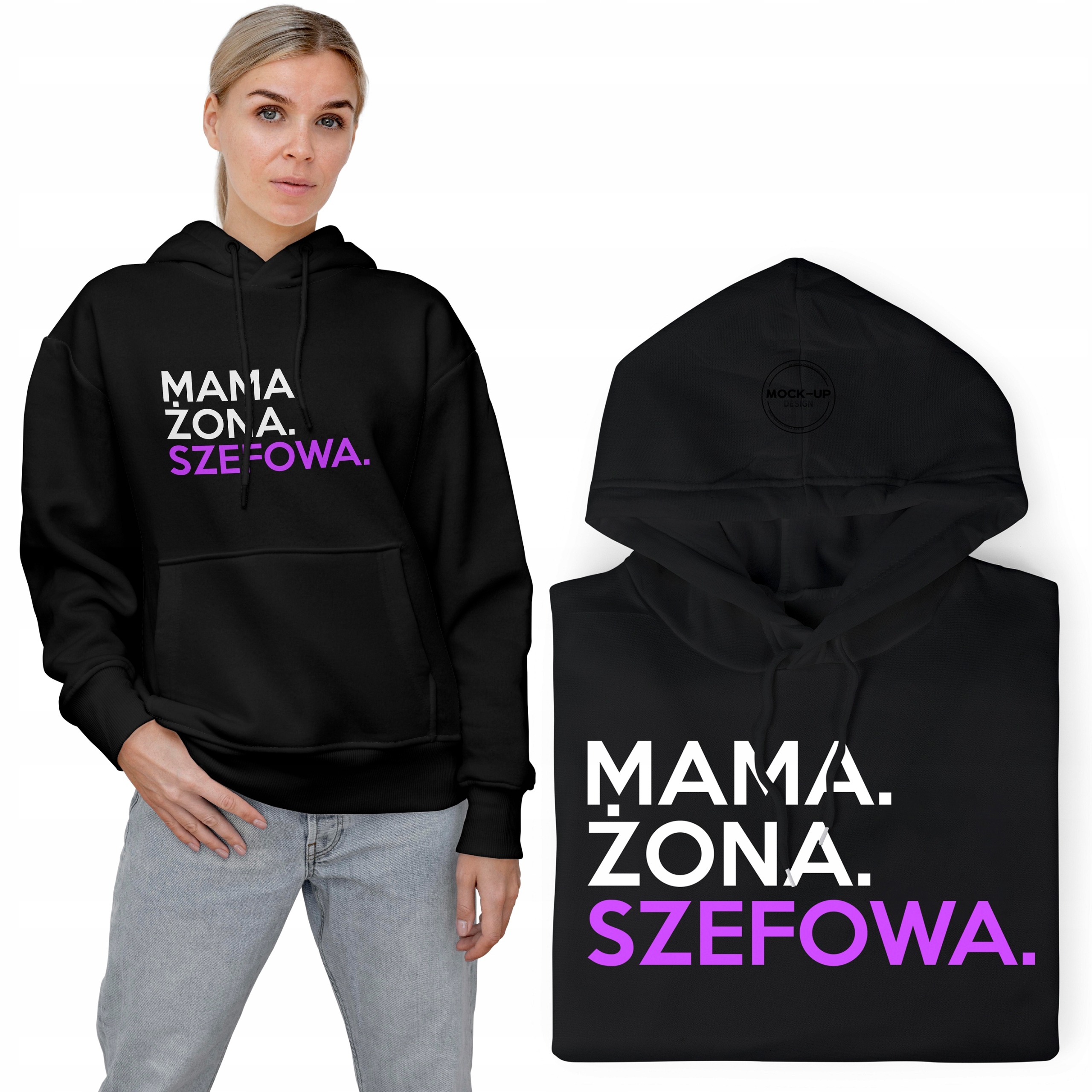 mikina s kapucí Veselý Dárek pro Maminku S