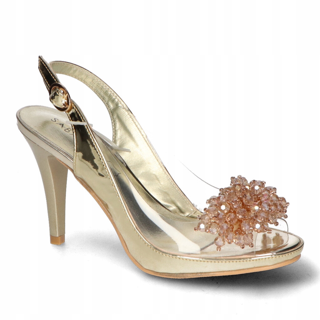 Sabatina 1101-150 Zlaté 37 Gelové Silikonové Sandály Transparentní Dárek