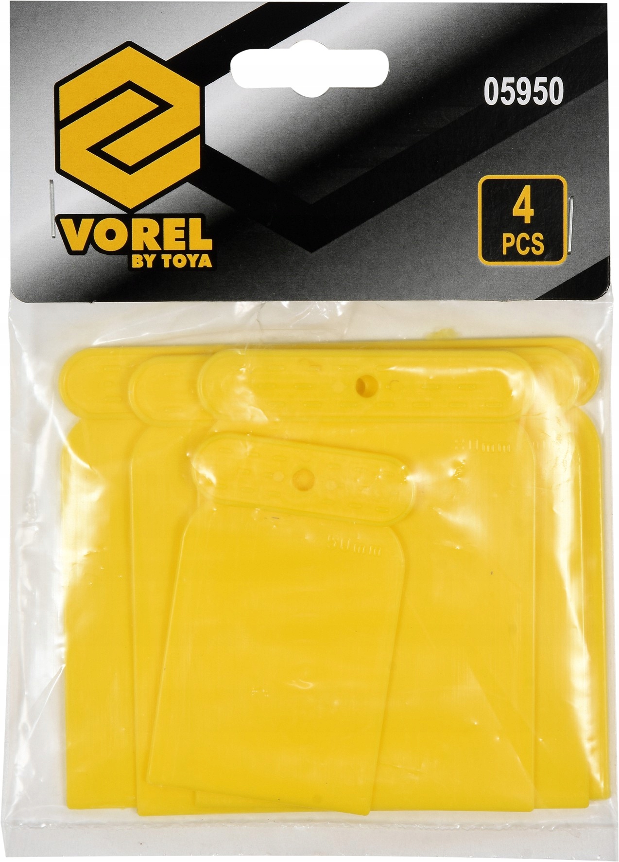 Szpachle Japońskie Plastikowe 4SZT. 50, 73, 98, 118MM Zestaw Szpachelek
