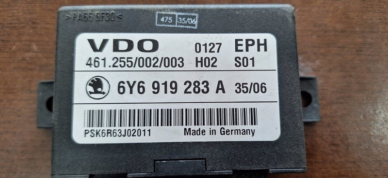 Module PDC SKODA FABIA et 6Y6919283A