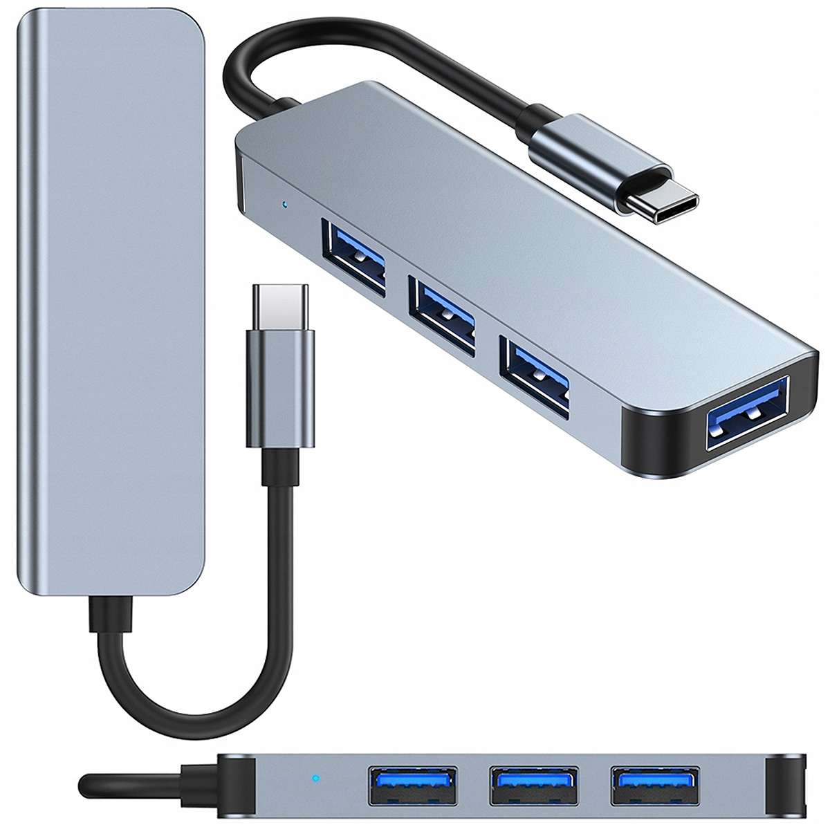 

4w1 Hub Adapter Type C 3.0 Usb 3.0 x1 2.0 x3