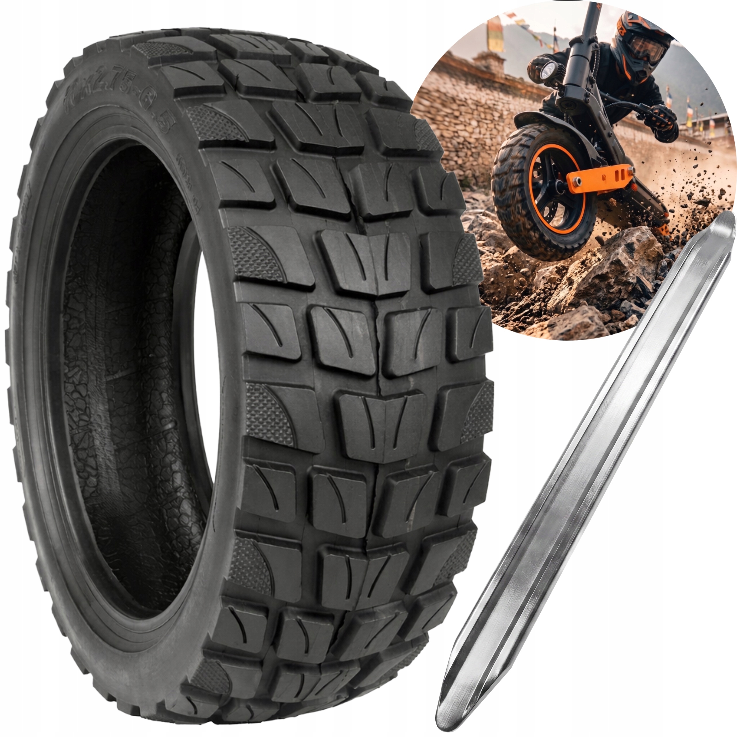 Opona bezdętkowa 10x2.75 6.5 do KuKirin G2 G3 Ruptor R1 R3 R6 Motus PRO 10