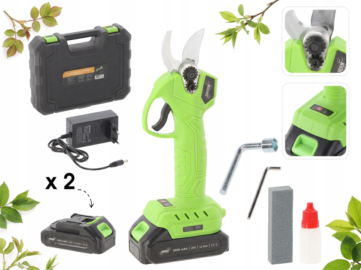 Sekator Akumulatorowy 30mm 600W 21V 2x Akumulator 2Ah Walizka