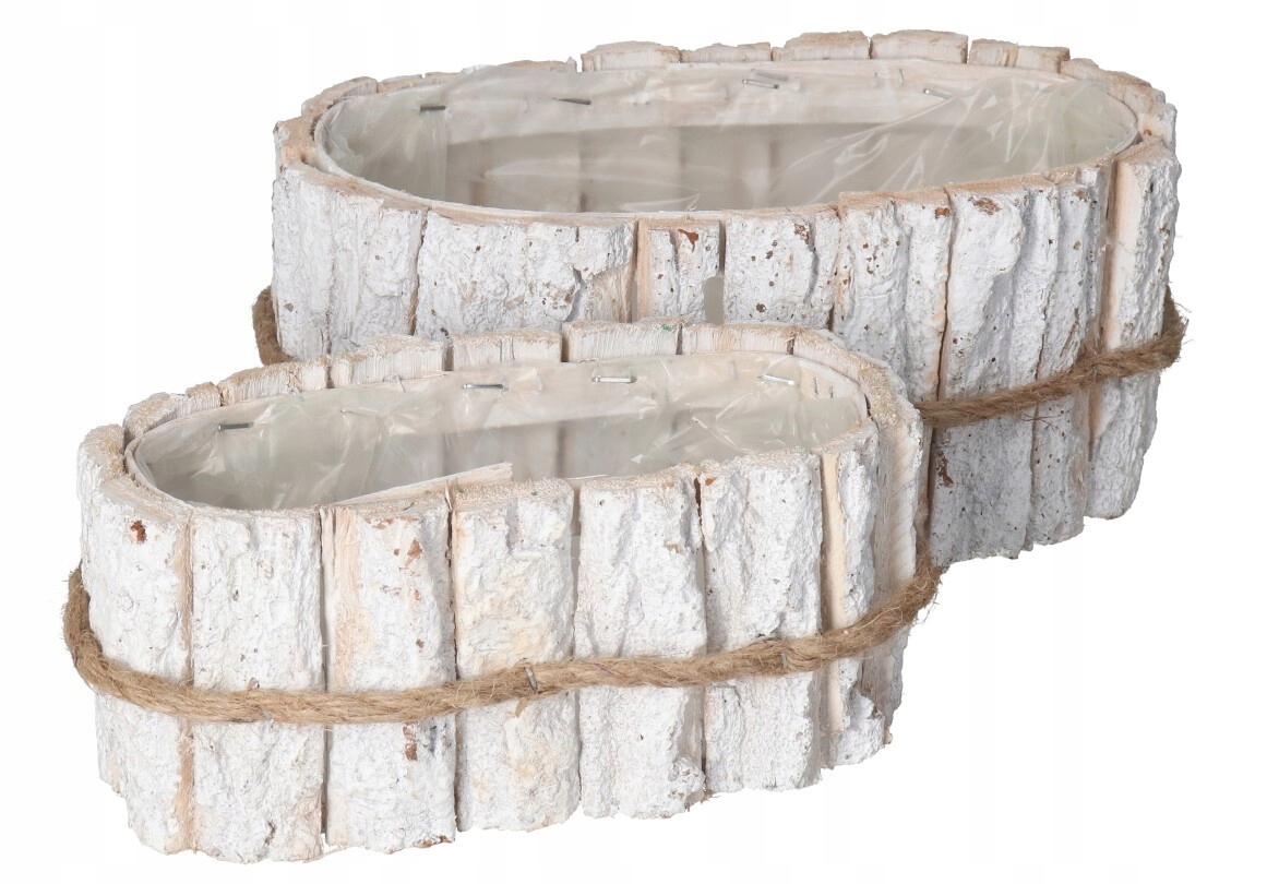 DONICZKA OSŁONKA DREWNIANA KORA KORYTKO DONICZKI Marka Deko